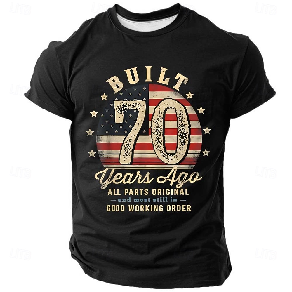 Per uomo Bandiera Americana Maglietta Manica Corta maglietta Stampa 3D Girocollo Camicia Quotidiano Militare Streetwear Quotidiano Blu Nero Rosso Estate Primavera Abbigliamento S M L XL XXL XXXL del 2025 a $19.99 –P1