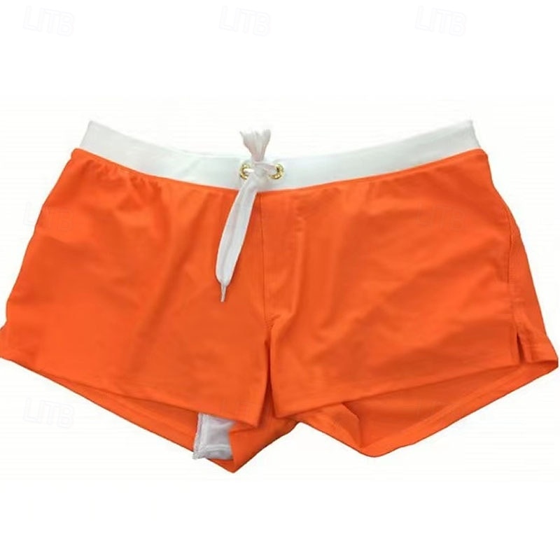 Ανδρικά Στρινγκ κολύμβησης Εσώρουχα Σλιπ Μαγιό Μονόχρωμο Κορδόνι Ελαστικό Αναπνέει Παντελόνια Φούστες Σέρφινγκ Μπικίνι Καταδύσεις Καλοκαίρι 2026 - $6.49 –P12