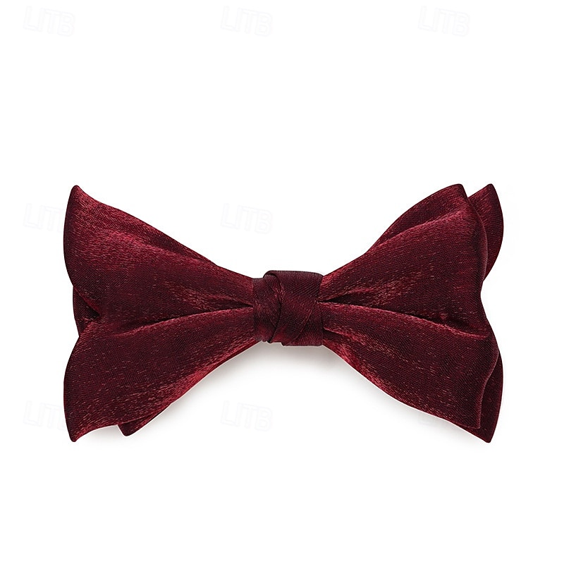 Men's Bow Tie Modern Contemporary 2 Piece Solid / Plain Color Wedding Party Daily Wear 2026 - $13.49 –P4
