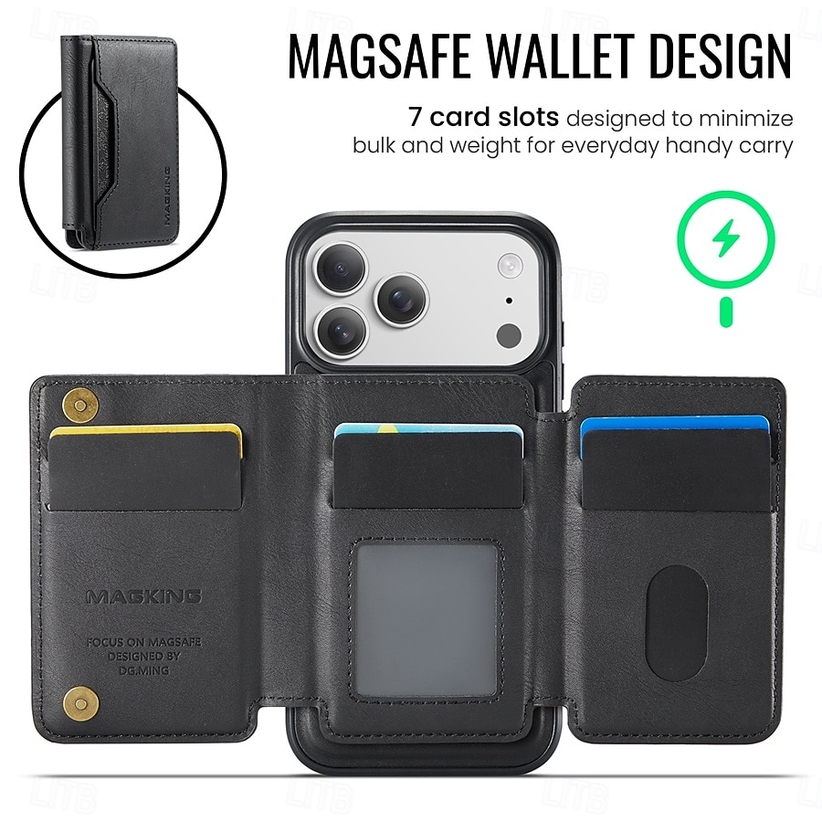 2026年 電話 ケース 用途 iPhone 17 Pro Max 17 Air バックカバー 耐衝撃 レトロ風 TPU PC PUレザー  コレクション – $24.99 –P11