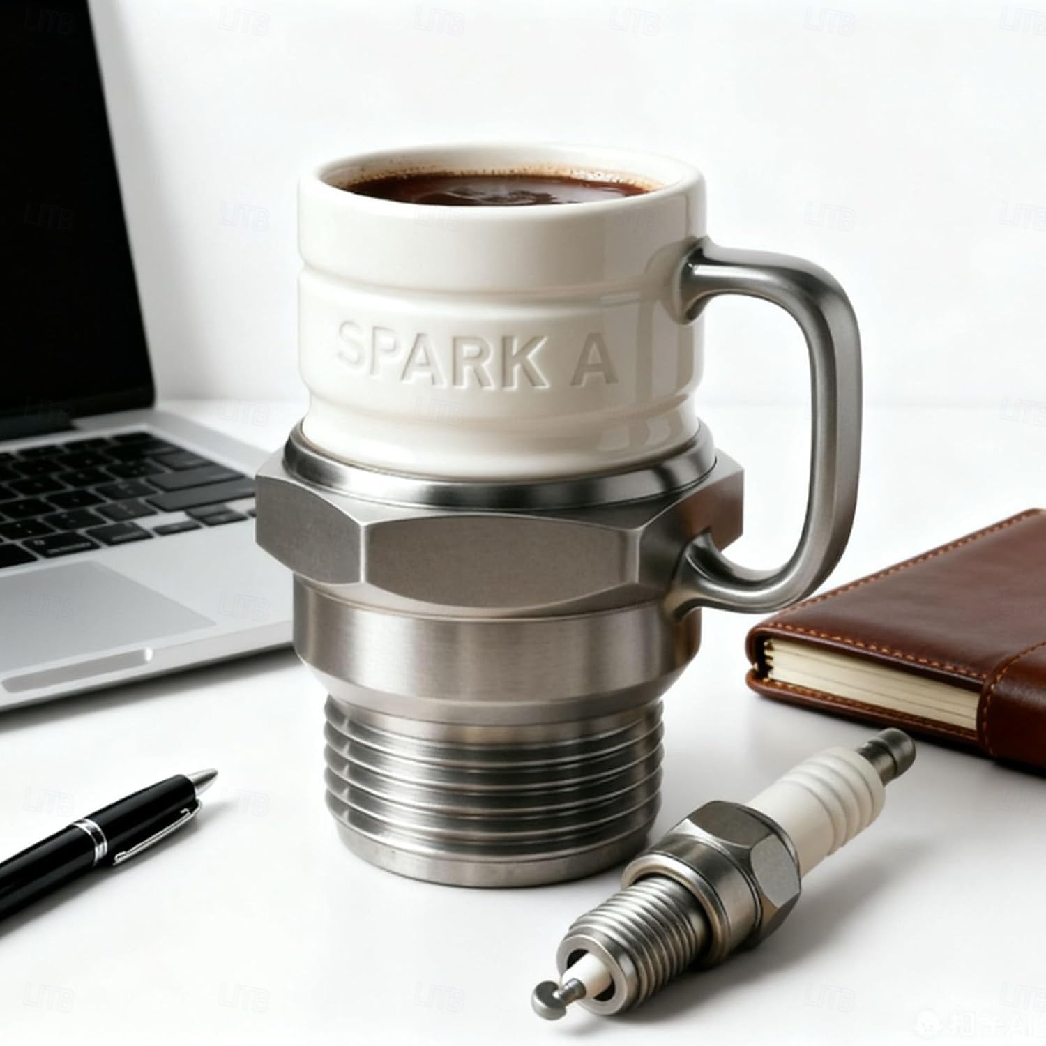 Spark Plug Mug, 12oz Novelty Funny Tea Cup with Engine Sparks Plugs Design and Heat-Insulated Handle, Unique Gift for Mechanics, Engineers, Gearheads & Car Enthusiasts 2026 - $27.99 –P9