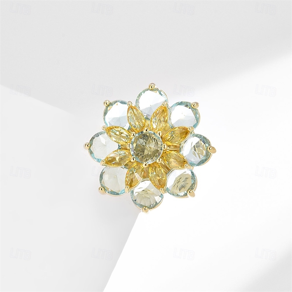 Broches Bloem Elegant leuke Style Luxe Broche Sieraden Goud Voor Bruiloft Feest Lahja Verloving Schoolfeest Festival 2026 - $21.99 –P2