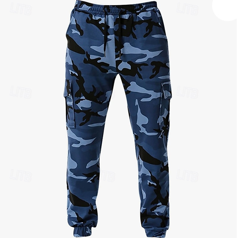 Per uomo Pantaloni della tuta con risvolto Pantaloni Cargo pantaloni sportivi Coulisse con tasche Vita Alta Pantaloni Palestra Athleisure Allenamento Primavera Autunno Elastico Palestra Allenamento del 2026 a $27.99 –P19