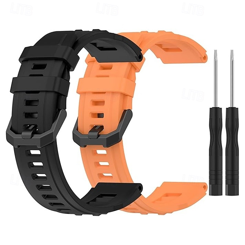 2 Pachete Bandă de ceas inteligent Compatibil cu Amazfit T-Rex Ultra Ceas inteligent Curea cu Instrumentul de îndepărtare Ajustabil Închidere clasică Banderolă Sport Înlocuire Brăţară 2026 - $16.99 –P4