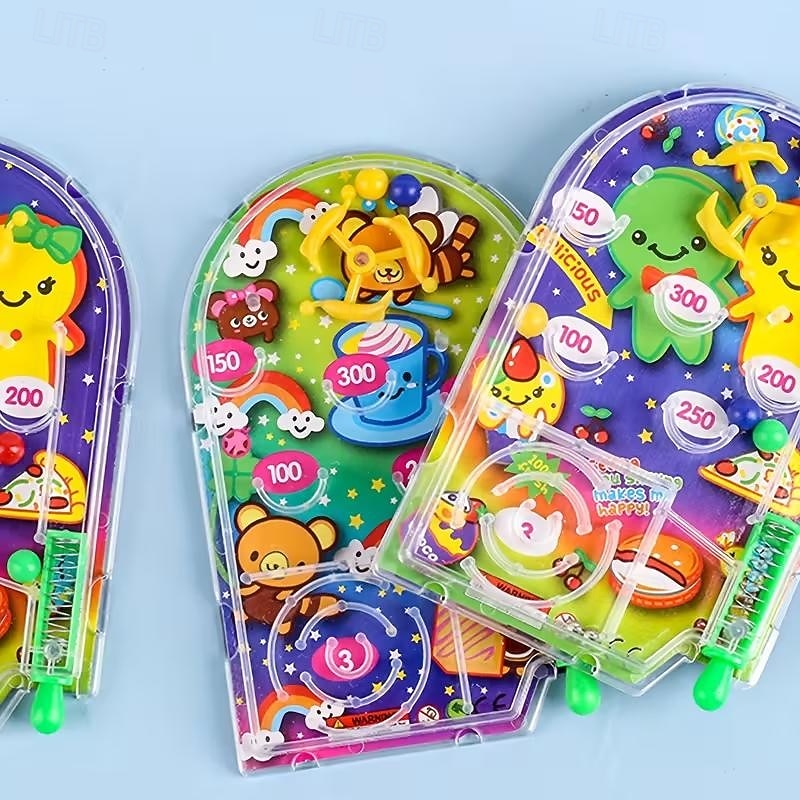 sarjakuvamainen kädessä pidettävä flipperilabyrintti, hauska lasten lelu 3–6-vuotiaille 2026 - $9.99 –P7