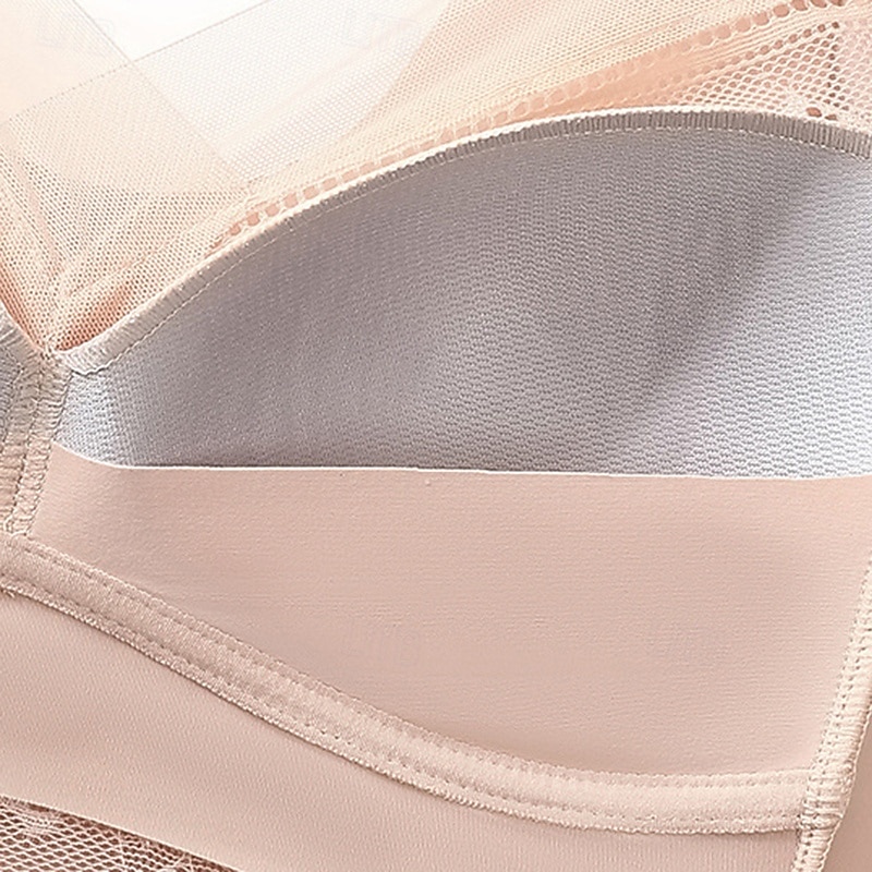 Damskie Biustonosz do jogi Stanik sportowy Bielizna Niskie wsparcie Oddychający Bezprzewodowy Wyściełany Jednolity/zwykły kolor Sport Odzież sportowa Czarny Rumiany róż Siłownia Trening Bieganie 2026 - $12.99 –P20