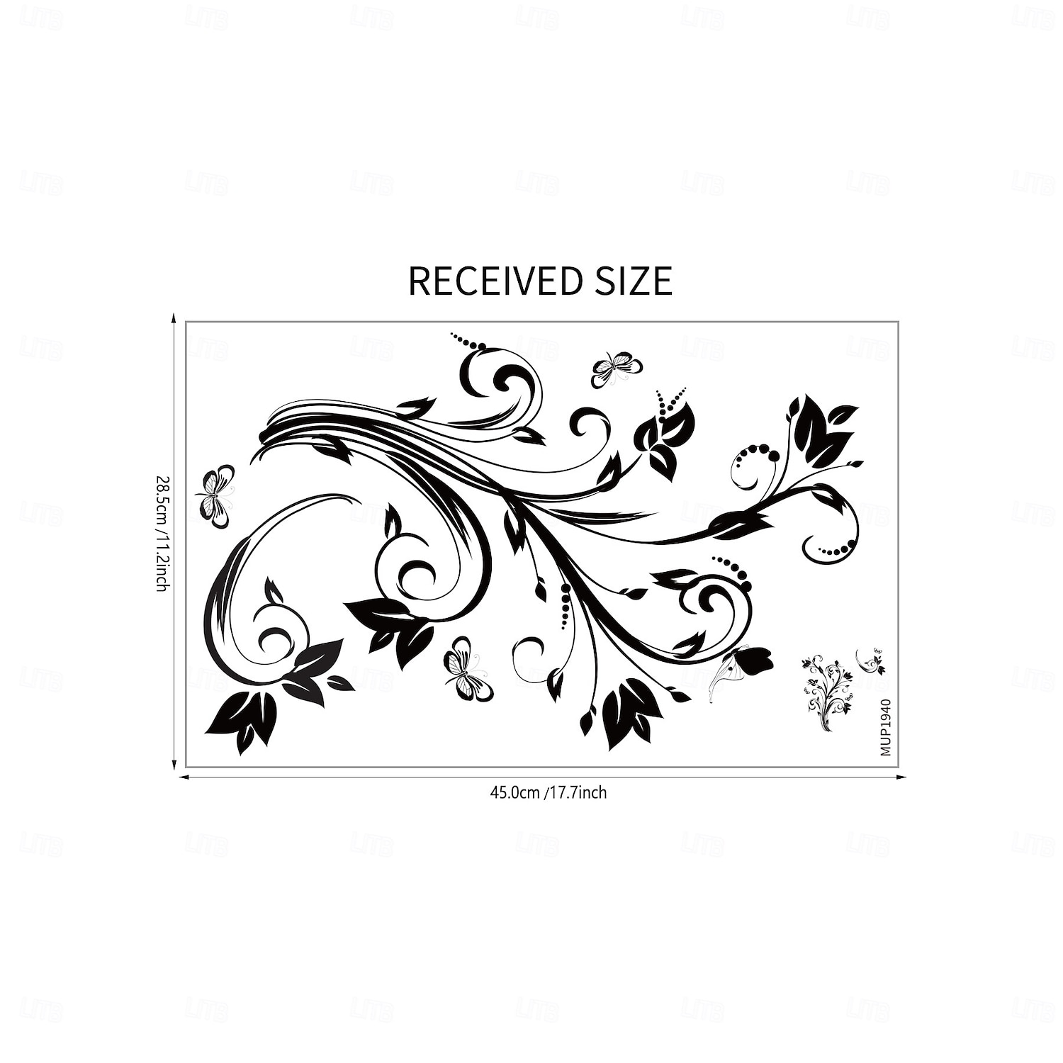 Наклейка на стену в виде бабочки и лозы, магнит на холодильник, дизайн лозы и бабочки, съемная наклейка на стену для спальни, гостиной, кабинета, домашнего декора, креативный фон, искусство, 2026 - $6.49 –P8