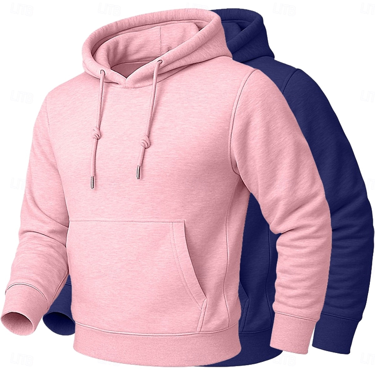 Per uomo Felpa con cappuccio Felpa con cappuccio in pile Felpa con cappuccio foderata in pile Giallo+Arancione Albicocca + Nero Cammello + Nero Viola + rosa Rosa + blu navy Con Cappuccio Semplice del 2026 a $19.99 –P3