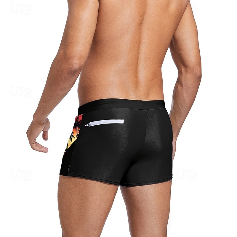 Hombre Bañador Natación Corto Bañadores Pantalones Bañadores de traje de baño Retazos Correa Eslático Transpirable Prendas de abajo Surf Bikini Buceo Verano 2026 - $10.49 –P3