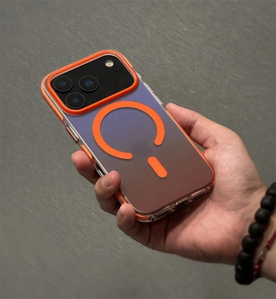 Luksuriøst gradient, eksklusivt matt, klart, sterkt magnetisk, støtsikkert deksel til iPhone 17 Air, 16, 15, 14 Pro Max, 17P, for MagSafe-ladedeksel 2025 - $16.99 –P7