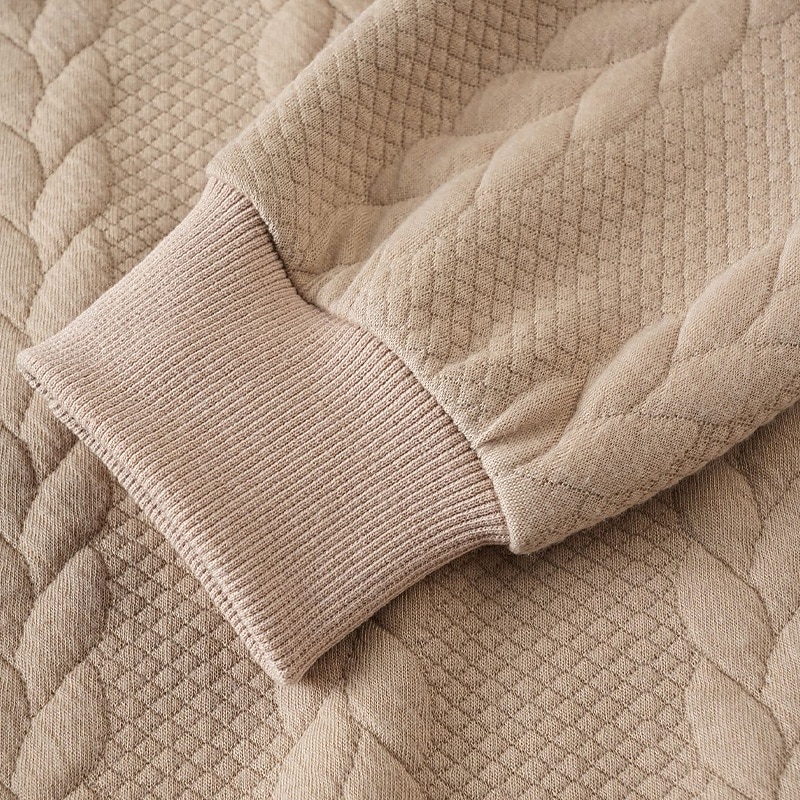 Муж. Жаккард Толстовка Натяни Толстовка с застежкой-молнией Черный Белый Хаки Серый Лацкан Полотняное плетение Текстура Для занятий спортом Повседневные Праздники Уличный стиль Круто Спортивная одежда 2026 - $28.99 –P6