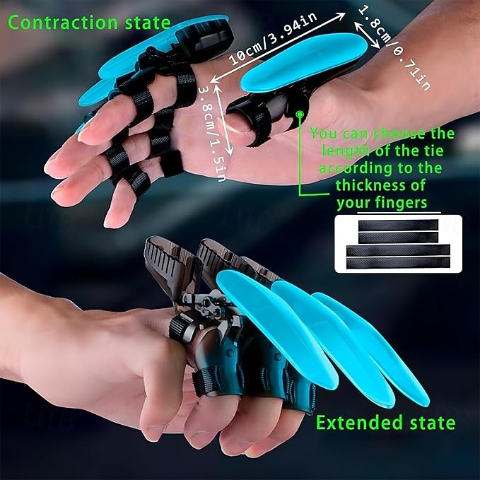 Mechaniczne, chowane pazury wilka 1 opakowanie, chowany, świecący mechaniczny pazur, 3D składane pazury wilka dla dzieci i dorosłych 2026 - $12.99 –P5