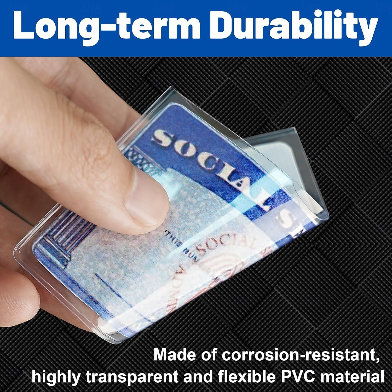50 Pack Social Security Card Protector Sleeves, Ultra Clear & Durable 31Mil Waterproof SSN/New Medicare/Credit Card Holder, Soft ID/Debit/Credit/Index Card Storage Sleeves 2026 - $17.99 –P8