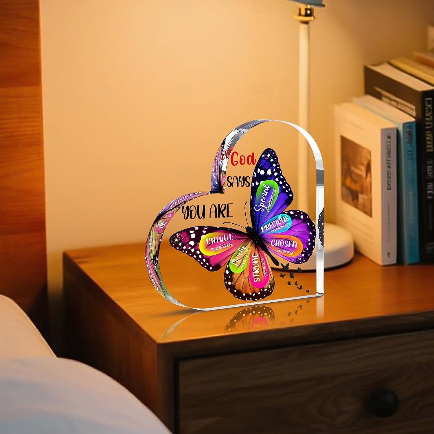 Christian Gifts for Women Stocking Stuffers for Women Teen Girls - Butterfly Inspirational Religious Gifts for Mom Wife Sister Friends Coworker Female Christmas Birthday Present Home Art Decor Signs 2025 - $9.99 –P7
