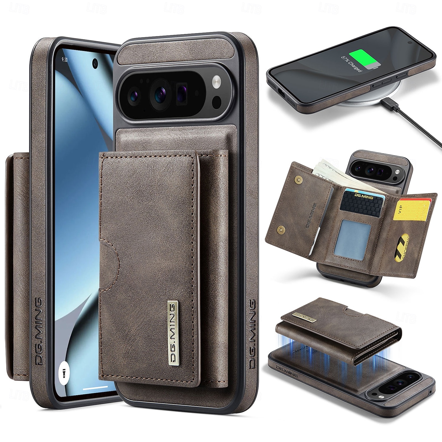 2025年 電話 ケース 用途 グーグル Pixel 10 Pro XL Pixel 10 Pro ピクセル9プロ ピクセル9プロXL Pixel 8 Pro Pixel 8 ピクセル9 バックカバー 耐衝撃 レトロ風 TPU PC PUレザー  コレクション – $19.99 –P1