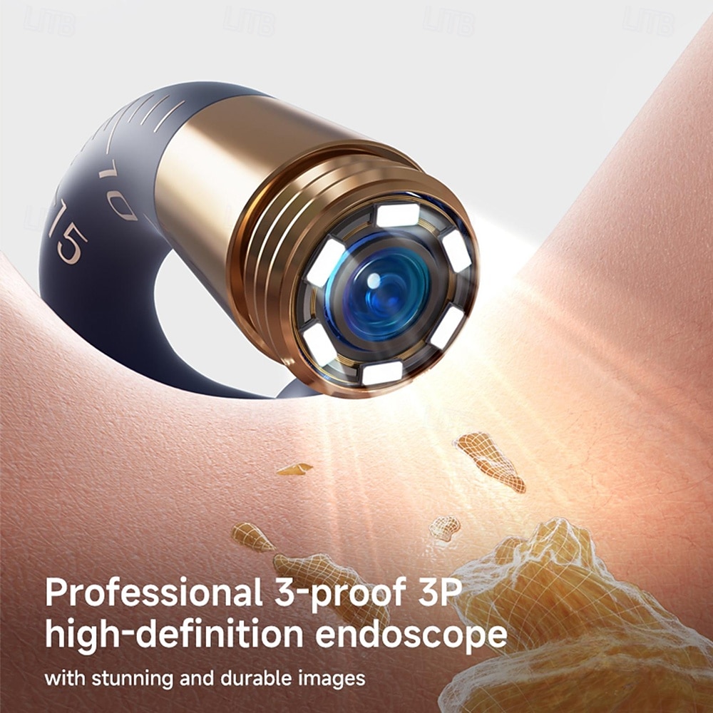 Подарочный набор для чистки ушей First Choice Earsight Plus E33R с гибким инструментом для удаления ушной серы, беспроводной камерой и функцией визуальной очистки ушей с подарочной сумкой 2025 - $65.99 –P10