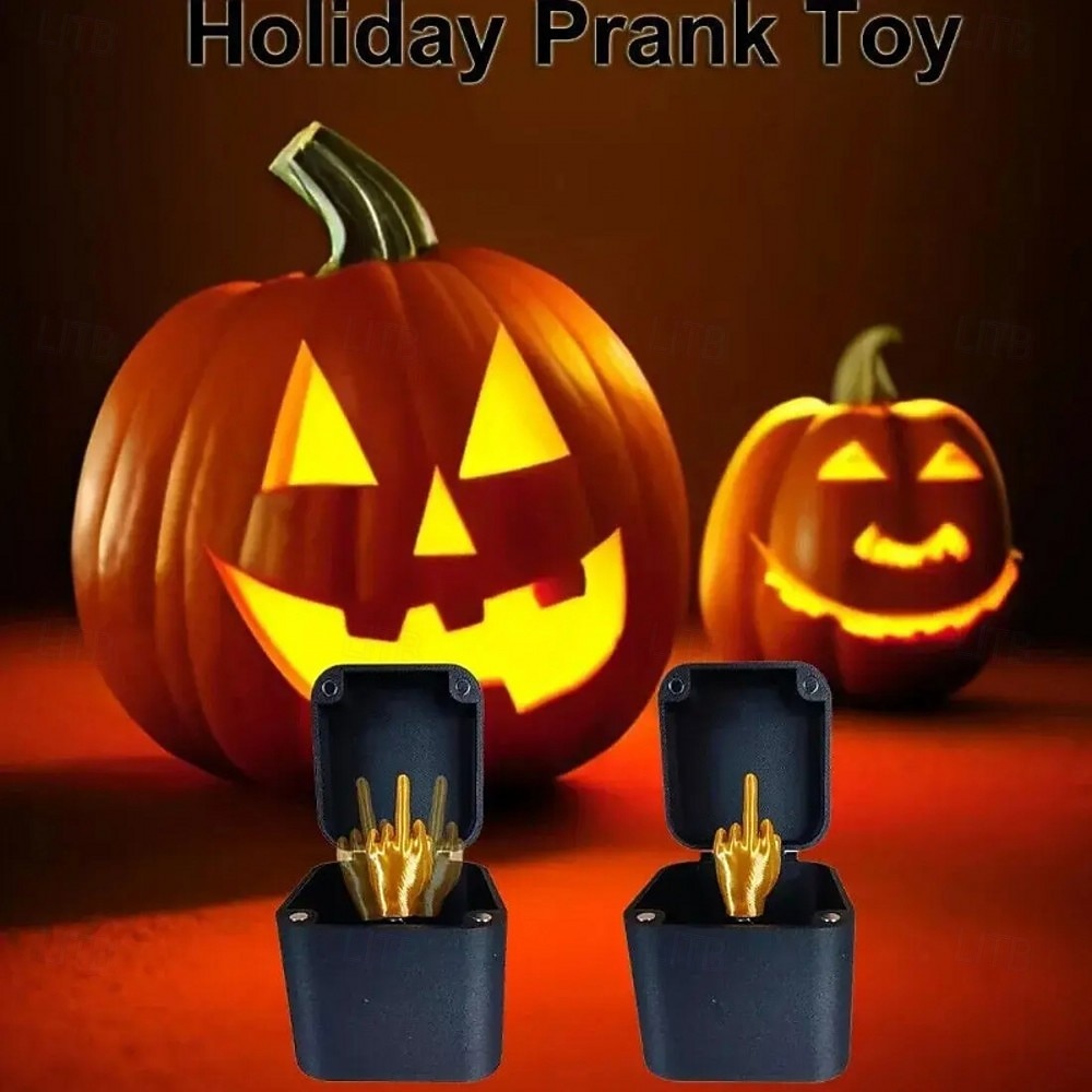 joulu mielenkiintoinen keppolahja keskisormi rasiassa joulurasia hauska luova lahja toimiston työpöydän sisustus kodinsisustus hauska keskisormi keppo stressinlievityslahja 2026 - $9.99 –P5