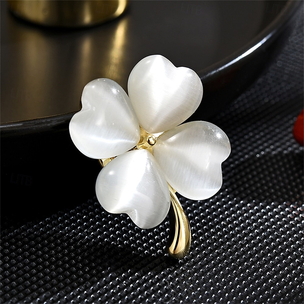 Brože Klasika Květinový motiv Módní Roztomilý Jednoduchý Brož Šperky Bílá Pro Svatební Párty Dar Zásnuby Maturitní ples Festival 2026 - $16.49 –P1