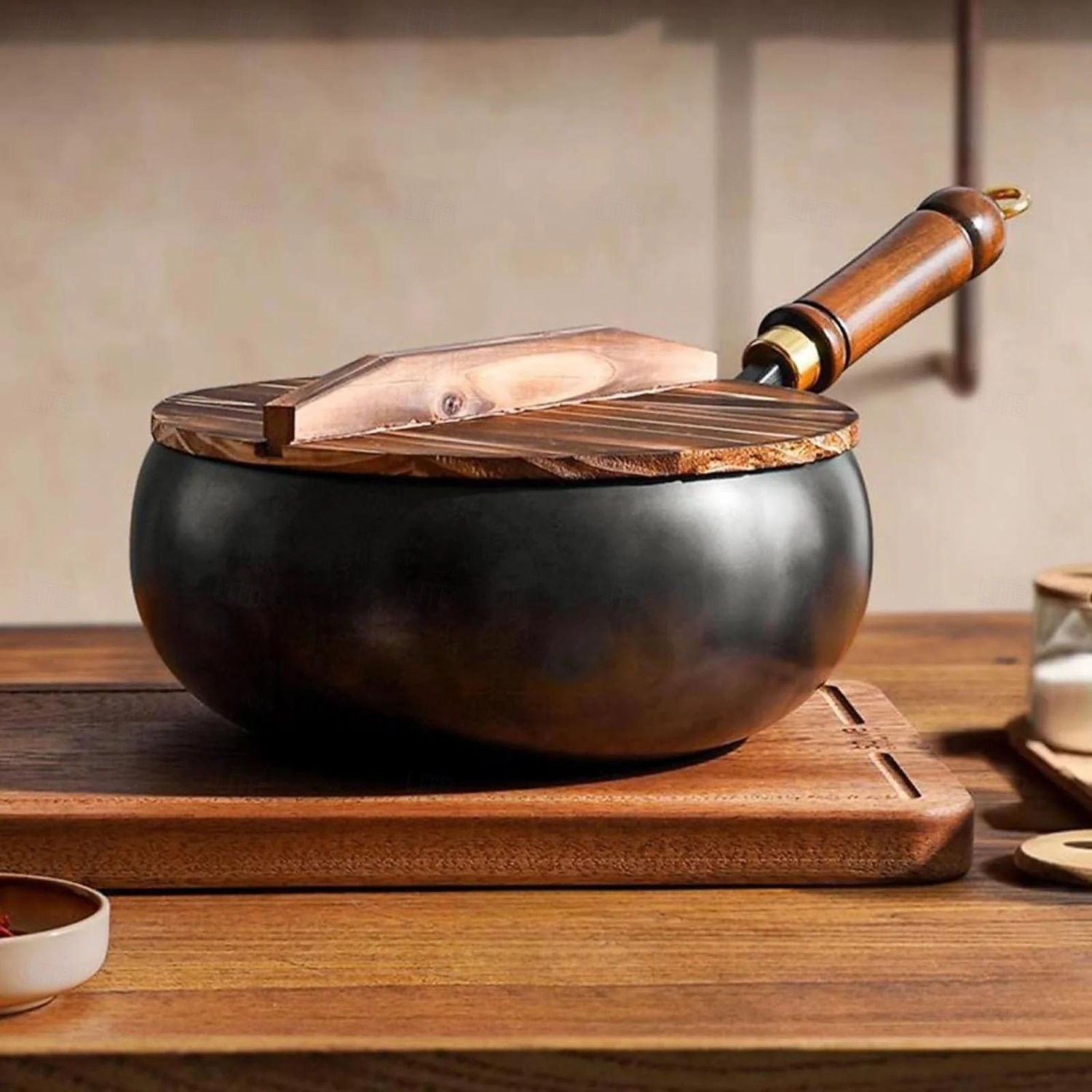 handsmidd järngryta med stor mage, obelagd liten stekpanna, traditionella köksredskap för mångsidig matlagning, värmehållning 2026 - $111.99 –P1