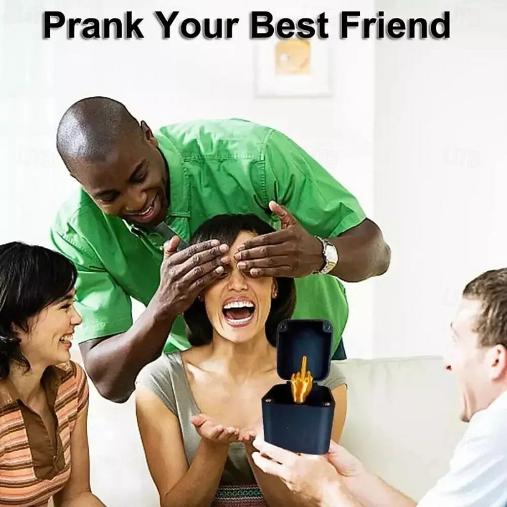 joulu mielenkiintoinen keppolahja keskisormi rasiassa joulurasia hauska luova lahja toimiston työpöydän sisustus kodinsisustus hauska keskisormi keppo stressinlievityslahja 2026 - $9.99 –P13