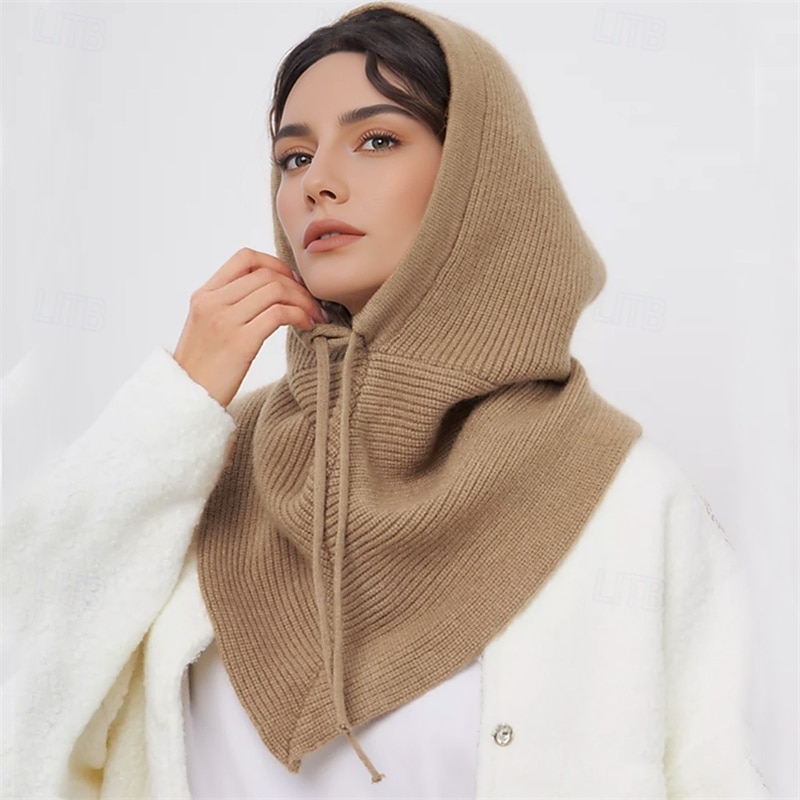 Mulheres Chapéu Chapéus de inverno A Prova de Vento Quente Diário Final de semana Tricotado Cor imaculada de 2026 por $31.99 –P1