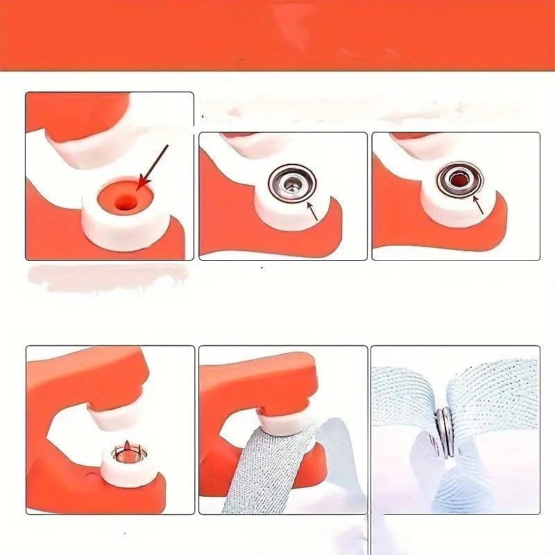 50/100/150/200 darabos gyorsgomb készlet kézi szorító - stabil rozsdamentes acél készlet ruhákhoz, sapkákhoz és táskákhoz - tartalmazza a szerelési szerszámokat kézi szerszámok gyorsgomb készlet 2026 - $16.99 –P5