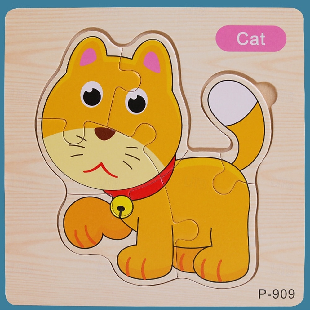 16pc Toddler Learning Puzzles - Set of 16 Wooden Peg Board Puzzles for Ages 1 2 3 - Develops Hand-Eye Coordination & Cognitive Skills Christmas Gift 2025 - $38.99 –P7