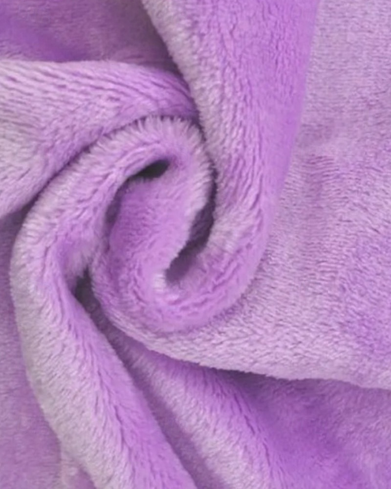 Women's Pajamas Robe Flannel Warm Fashion Pure Color Ruffle Pocket Home Daily Bed Long Sleeve Crew Neck Black White Pink Red Purple Fall Winter Regular Fit 2026 - E£3015.43 –P8