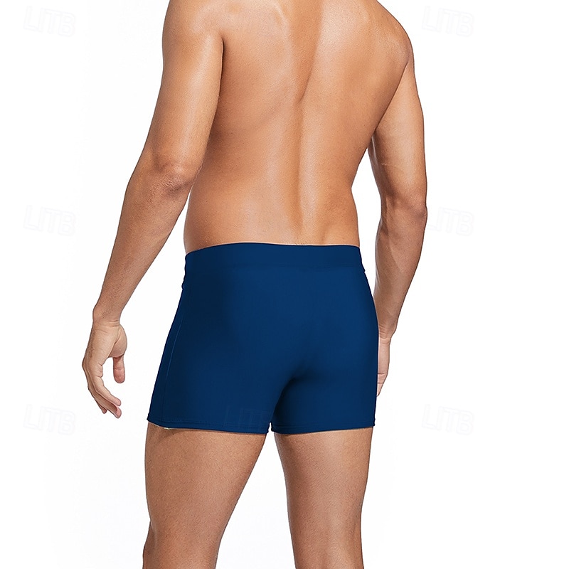 בגדי ריקוד גברים מכנסי שורט בגדי ים מכנסי שחייה תחתונים מתיחה נושם תחתיות שרוך גלישה ביקיני צלילה טלאים קיץ 2025 - $6.99 –P7