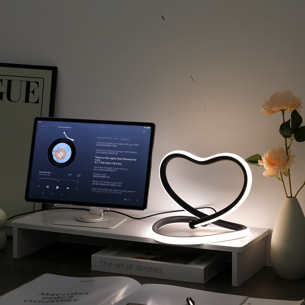 Настольная лампа / лампа для чтения / прикроватная лампа, регулируемая, современная, в скандинавском стиле, с питанием от постоянного тока и USB, для спальни / кабинета / офиса, металлический / 2026 - $68.99 –P1