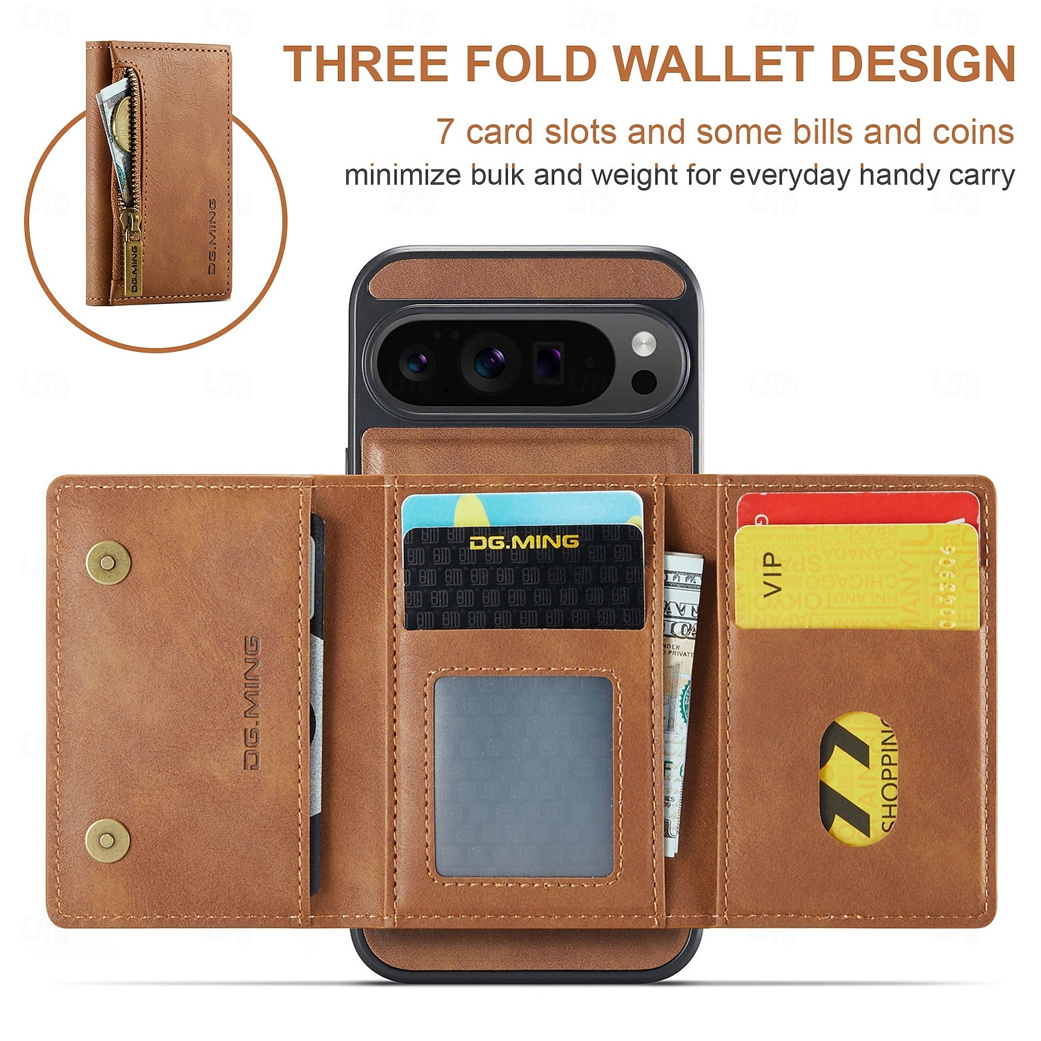 Phone Case For Google Pixel 10 Pro XL Pixel 10 Pro Pixel 9 Pro Pixel 9 Pro XL Pixel 8 Pro Pixel 8 Pixel 9 Back Cover Shockproof Retro TPU PC PU Leather 2025 - $19.99 –P9