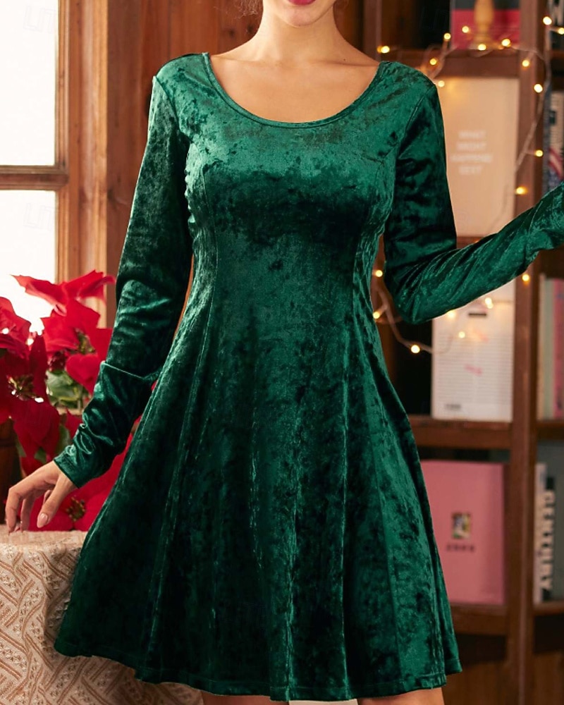 mini elegant christmas party dresses VBARHMQRT Womens Christmas Party Dress Sequin Dress Long Sleeve Crewneck Sparkly Glitter Mini Dress Elegant Wedding Party Dress Beach Wedding Guest Dress with Sleeves