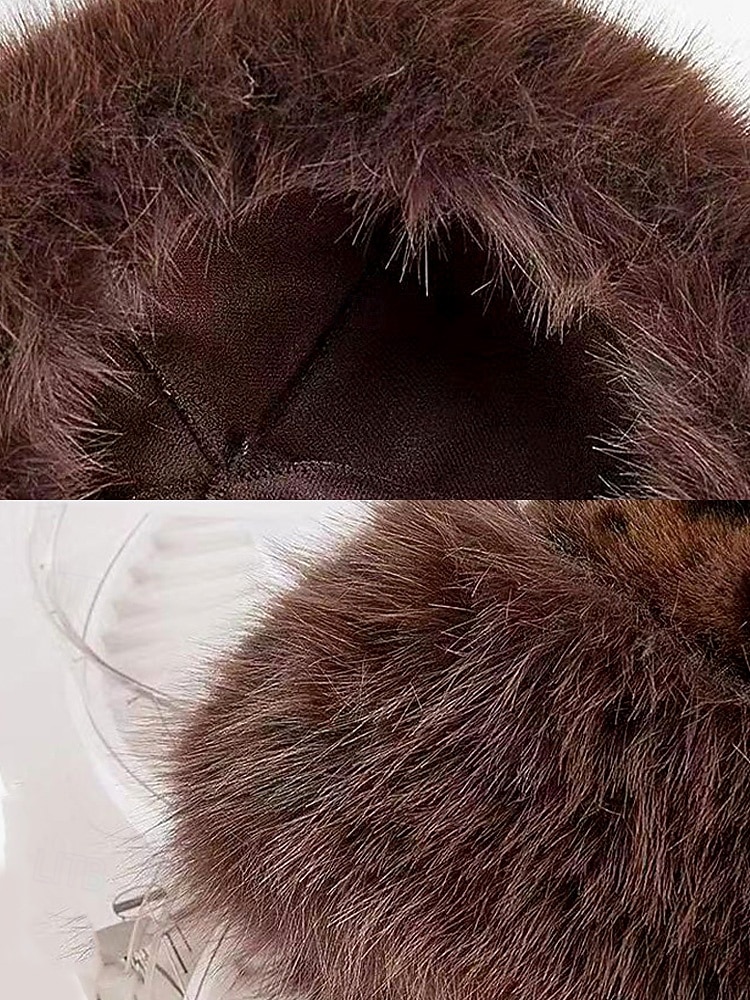 Dames Pluche hoed Hoedaccessoires Nepbont Elegant Vintage Modieus Herfst Winter 2026 - $14.99 –P9