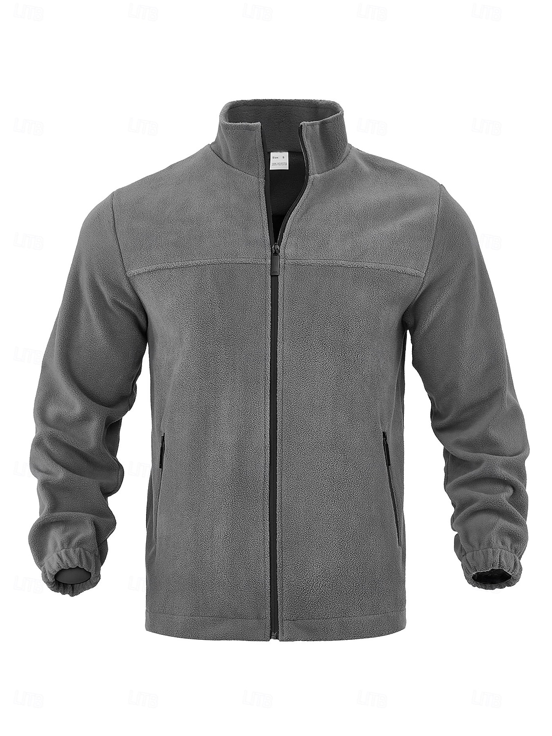 Herre Utendørs jakke Fleece-jakke Formell Hjem Hold Varm Lomme Grunnleggende Vår Høst Helfarge Aktiv Nøytral Skjortekrage Normal Mørkegrå Svart Hvit Lilla Oransje Jakker 2025 - $38.99 –P10