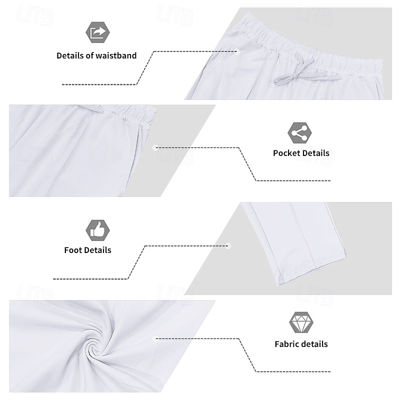 Per uomo Pantaloni da tuta Pantaloni Pantaloni della tuta a gamba dritta Coulisse Tasca Elastico in vita Semplice Comodità Sport all'Aperto Quotidiano Moda Casual Verde militare Nero Micro-elastico del 2026 a $17.99 –P6