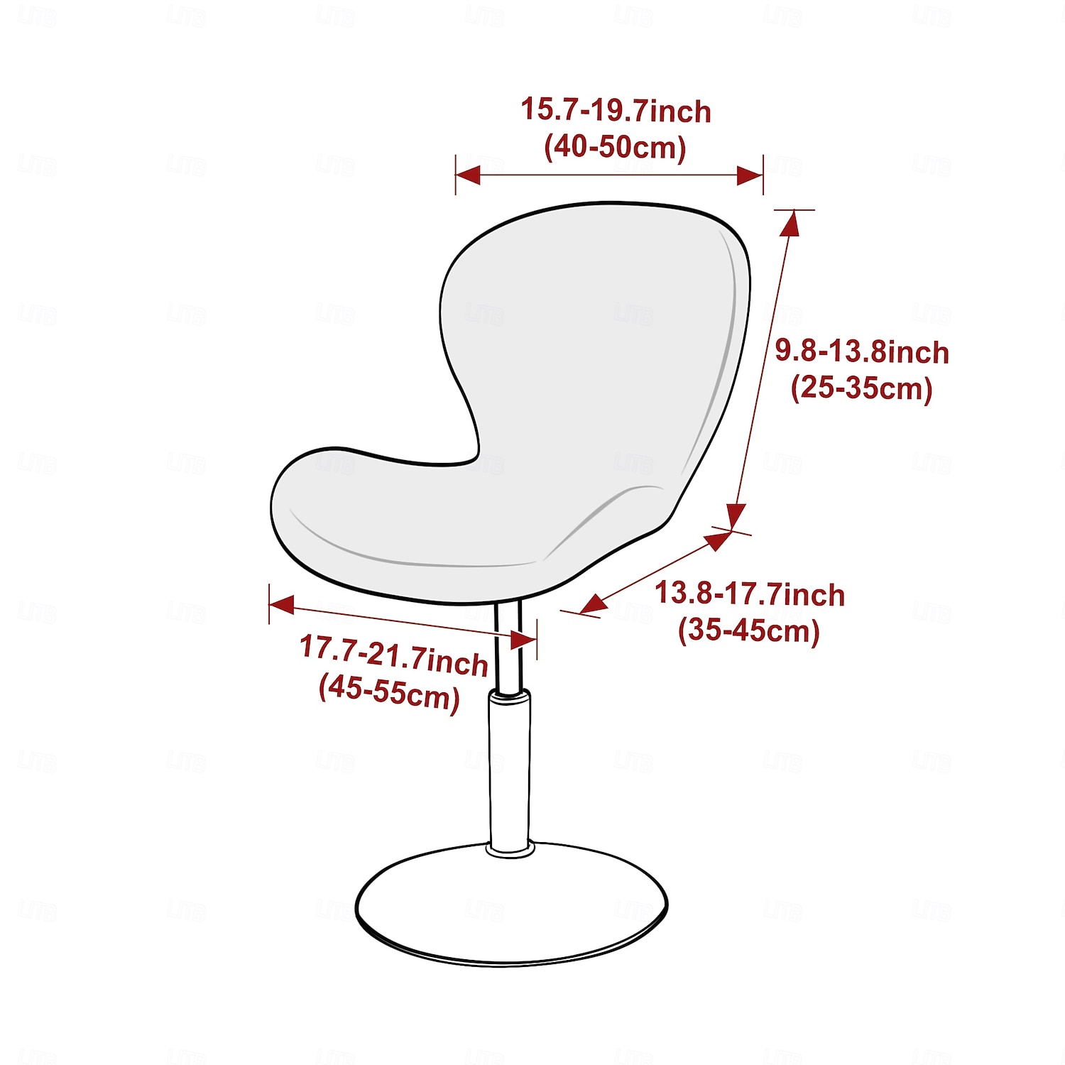 Capa de veludo para banco de bar, 1 peça/2 peças, capa elástica para cadeira, para ilha de cozinha, balcão, bar ou cadeiras de jantar de 2026 por $12.99 –P1