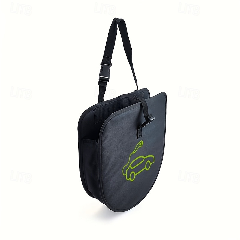 حقيبة تنظيم كابلات كهربائية - حقيبة تخزين محمولة لأسلاك توصيل الكابلات &خراطيم مصنوعة من مادة البوليستر المتينة مثالية لإدارة كابلات شواحن المركبات الكهربائية 2026 - $21.99 –P3