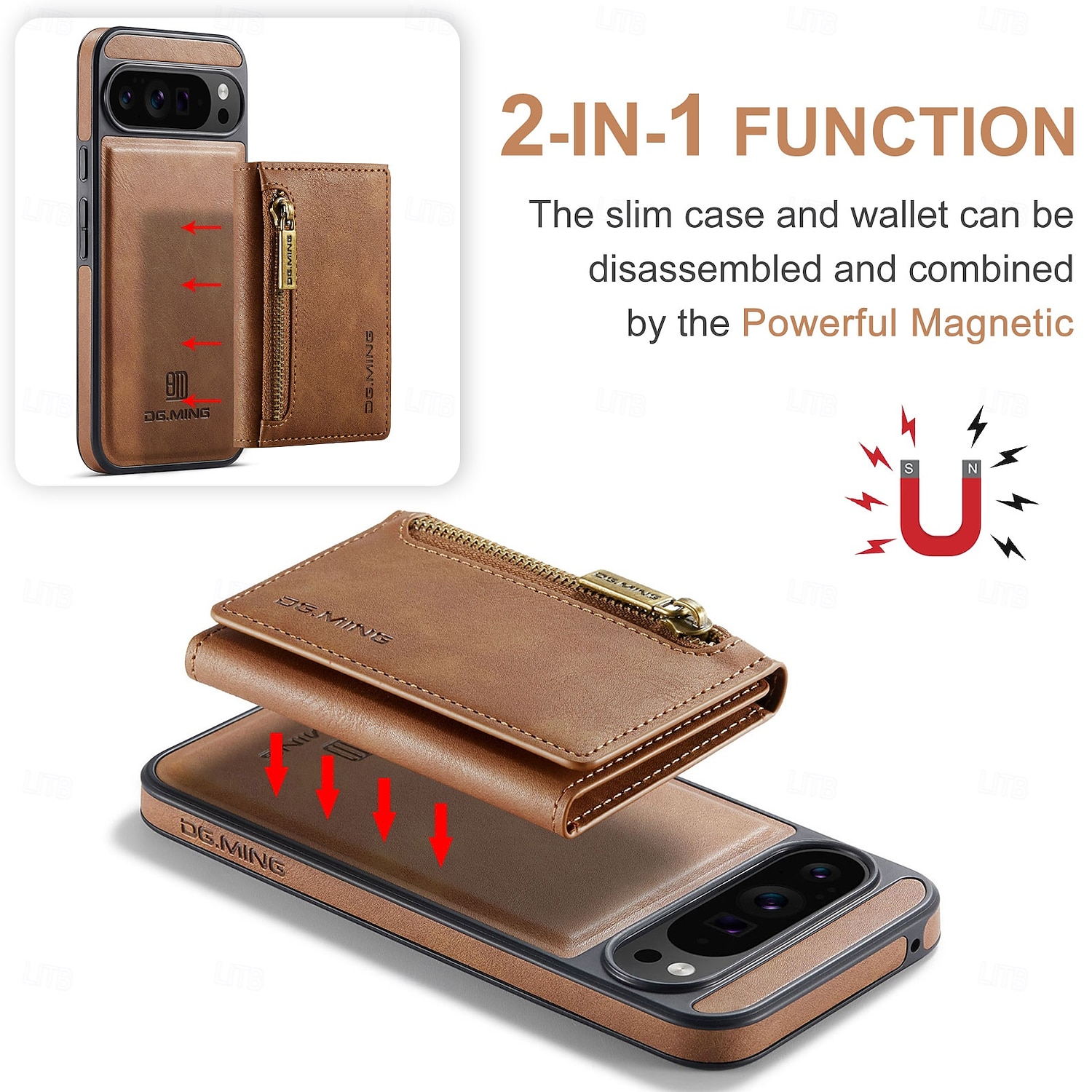 Phone Case For Google Pixel 10 Pro XL Pixel 10 Pro Pixel 9 Pro Pixel 9 Pro XL Pixel 8 Pro Pixel 8 Pixel 9 Back Cover Shockproof Retro TPU PC PU Leather 2025 - $19.99 –P10