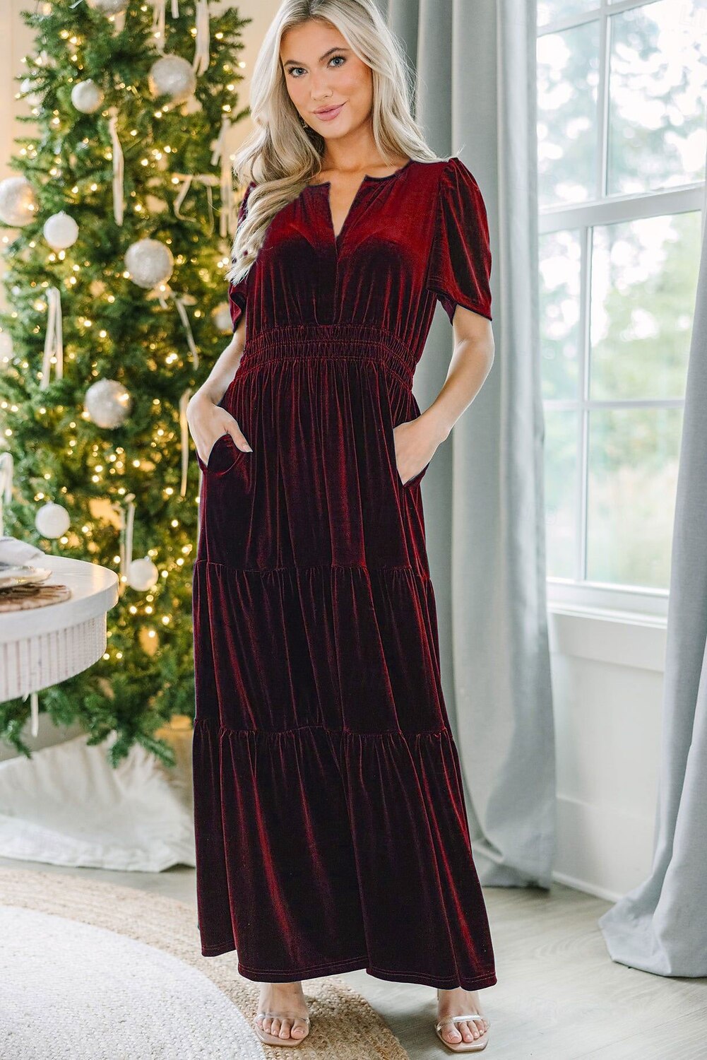 Christmas Fit And Flare Holiday Party Dress Christmas Fit And Flare Dress