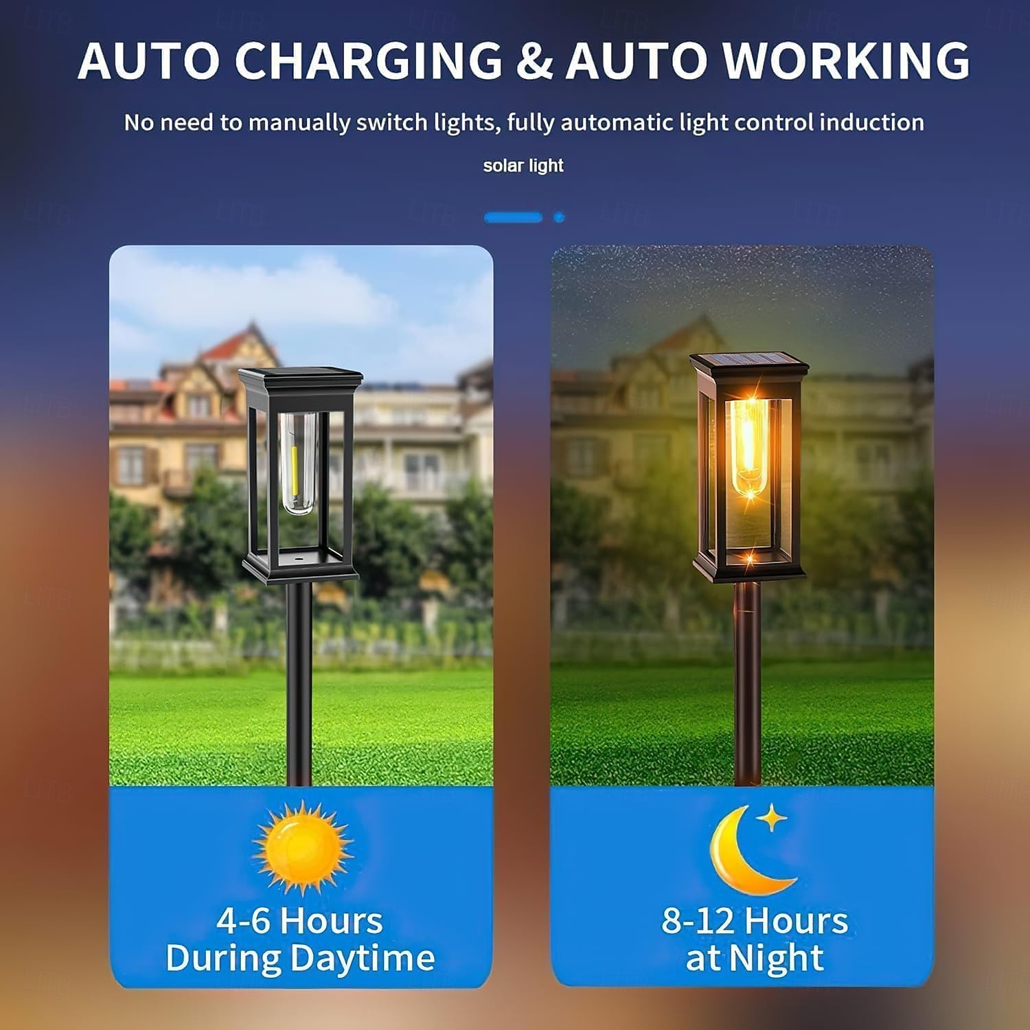Solar Pathway Lights Waterproof, Solar Outdoor Lights,Auto-on/Off Pathway Light Solar Powered for Garden Lawn Patio Decoration 2026 - $25.99 –P1