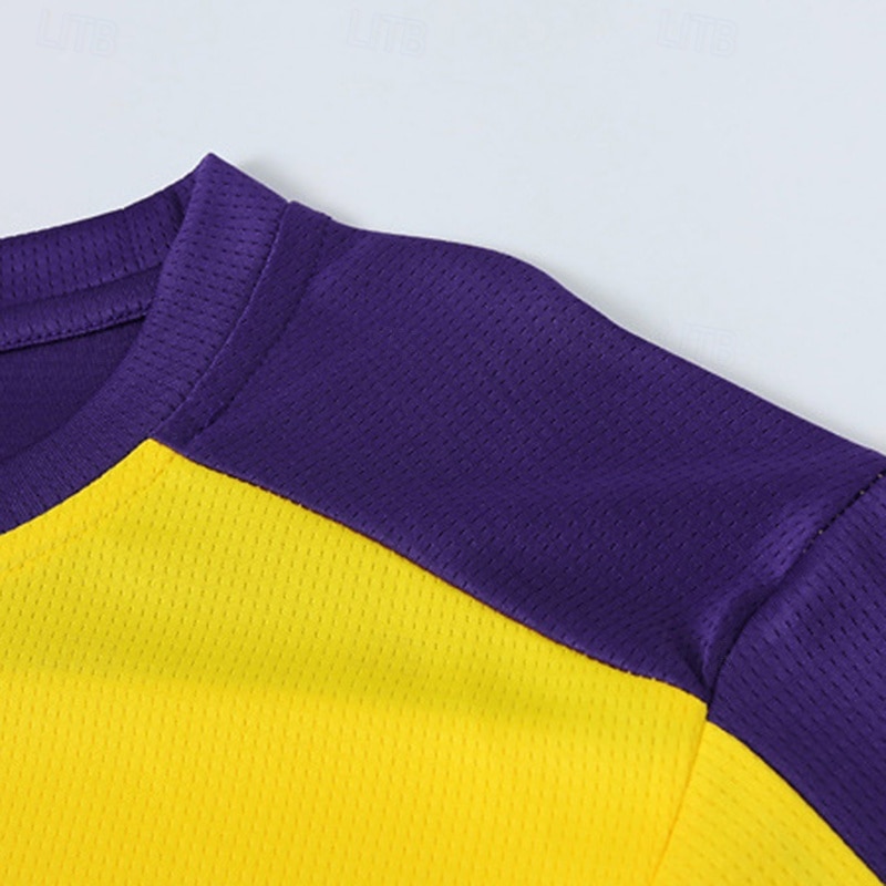 Homens Bloco de cor Camisa de treino Blusa de corrida Primavera & Outono Manga Longa Roupa Esportiva Academia Corrida Ginástica Preto Amarelo Roxo Roupa de esporte Roupas Esportivas de 2026 por $13.99 –P11