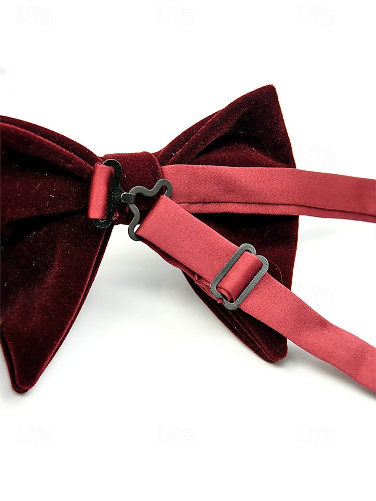 Pánský sametový motýlek, elegantní luxusní motýlek na formální nošení, perfektní vánoční dárek v několika barvách 2026 - $11.99 –P7