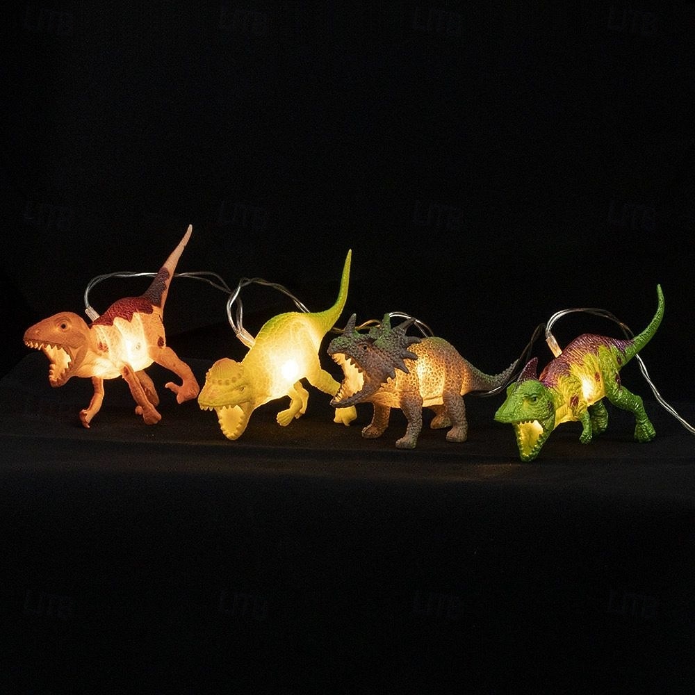 LED Dinosaur String Lights 1.5m 10LEDs Battery Powered  Home Children's Toys Shopping Mall Room Decoration Lights Creative Cartoon Gift Light 2026 - $19.99 –P7