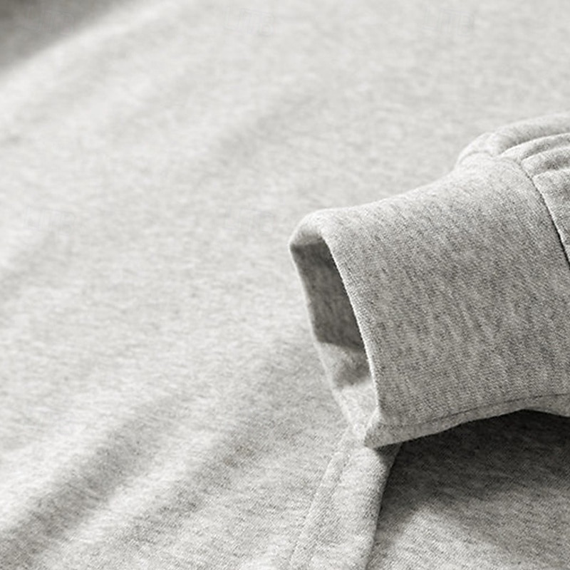 Hombre Sudadera Negro Blanco Gris Oscuro Con Capucha Plano Bolsillo Deporte Diario Festivos Poliéster Ropa de calle Básico Casual Primavera Otoño Ropa Sudaderas con capucha Sudaderas 2026 - $32.99 –P10