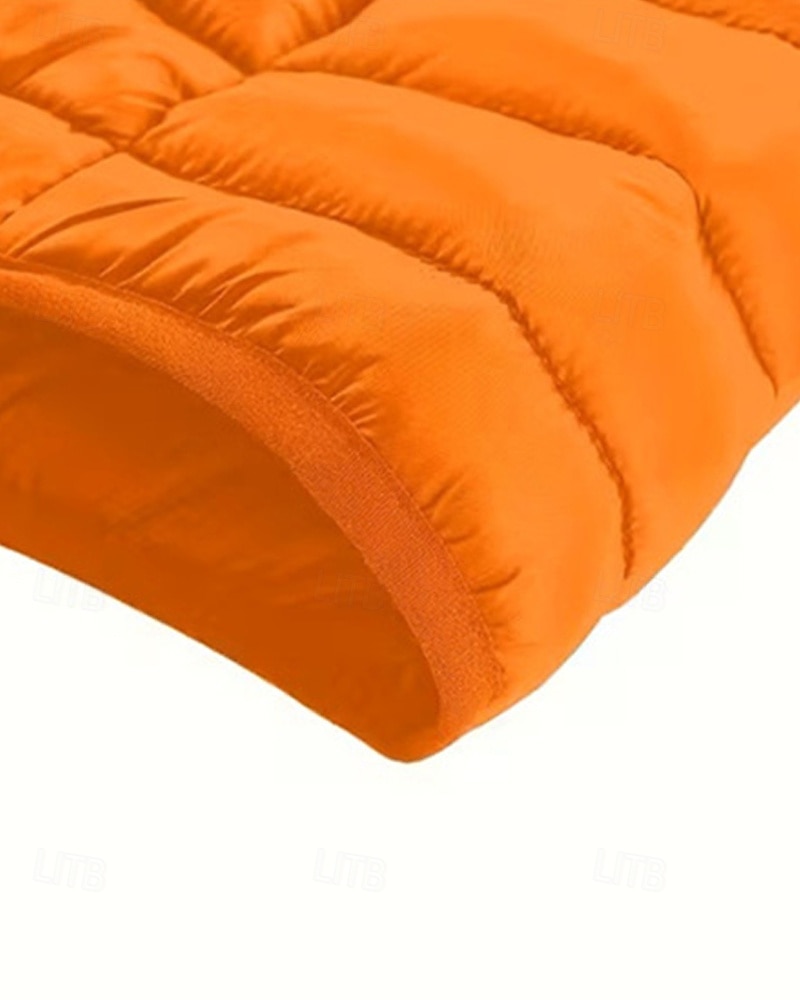 Homens Casaco de inverno Casaco puffer Jaqueta acolchoada Bolsos Poliéster Férias Roupa Diária Encontro Padrão Moda Casual Confortável Térmico / Quente Outono Inverno Cor Sólida / Simples Preto de 2026 por $58.99 –P2