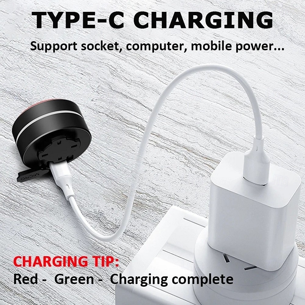 USB-uppladdningsbart cykelbakljus automatisk sensor bakljus cykelutrustning cykeltillbehör vattentät bromsvarning racercykeltillbehör 2026 - $28.99 –P9