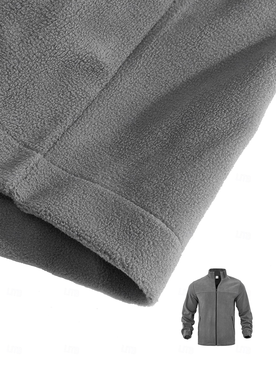 Herre Utendørs jakke Fleece-jakke Formell Hjem Hold Varm Lomme Grunnleggende Vår Høst Helfarge Aktiv Nøytral Skjortekrage Normal Mørkegrå Svart Hvit Lilla Oransje Jakker 2025 - $38.99 –P9