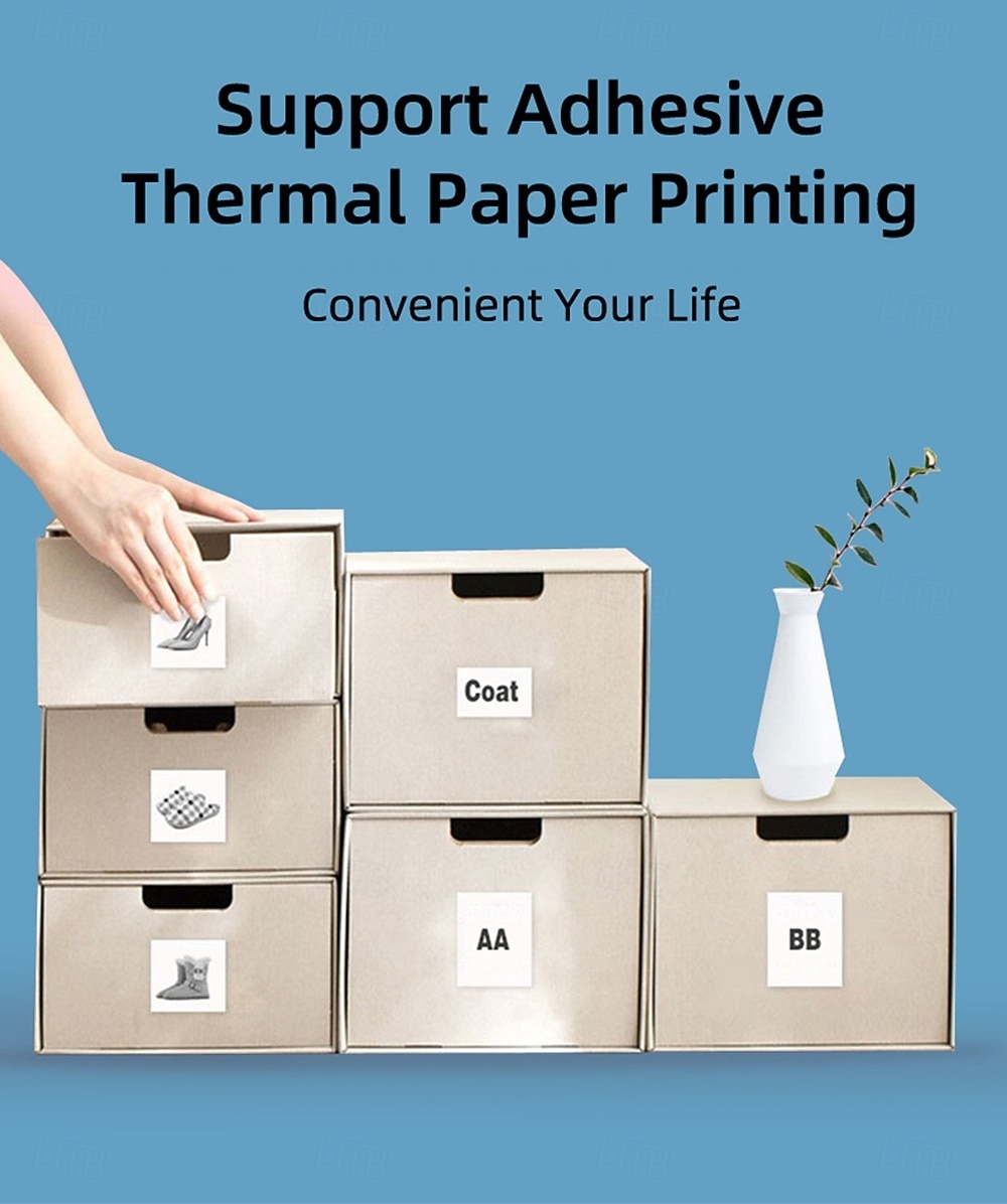 2025 NEW Sticker Printer C20 Fun Print Pod Mini Bluetooth Portable Sticker Maker with Rolls Paper Print Pods Mini Printer 2025 - $25.99 –P12