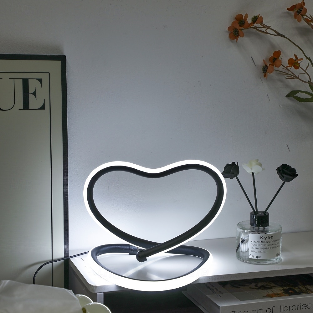 Настольная лампа / лампа для чтения / прикроватная лампа, регулируемая, современная, в скандинавском стиле, с питанием от постоянного тока и USB, для спальни / кабинета / офиса, металлический / 2026 - $68.99 –P8