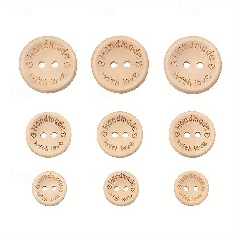 140 Stück Nähknöpfe aus Holz, gemischtes Knopfset in mehreren Größen mit 2-Loch-Design, dekorative und funktionale Knöpfe für Kleidung, Kunsthandwerk und DIY-Projekte 2025 - $13.49 –P6